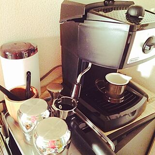 キッチン/コーヒーが大好き/エスプレッソマシーン/デロンギのインテリア実例 - 2014-08-17 23:31:17