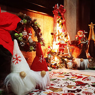 クリスマス/クリスマスツリー/サンタさん/ダイソー/リース...などのインテリア実例 - 2020-11-08 13:03:31