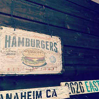 壁/天井/HAMBURGERS 連合/いつもいいね！ありがとうございます♪/HAMBURGERS/DIY...などのインテリア実例 - 2016-07-28 17:05:04