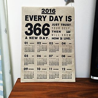 リビング/カレンダー/3COINSのインテリア実例 - 2016-01-06 11:53:38