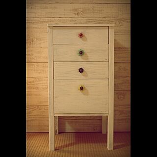DIY/棚/チェスト/手作り/白い家具のインテリア実例 - 2013-11-23 17:35:58