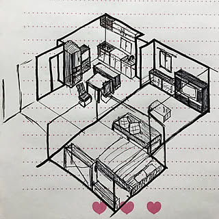 部屋全体/ベストー/IKEA/賃貸/2DK...などのインテリア実例 - 2018-08-15 20:16:24