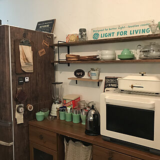 キッチン/リメイク冷蔵庫/antique/アンティーク/JUNK...などのインテリア実例 - 2018-03-12 08:28:08