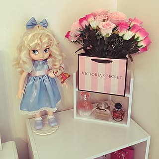 棚/DOLL/VICTORIA'S SECRET/Pink/roses...などのインテリア実例 - 2016-07-31 14:31:10