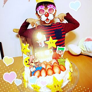 部屋全体/関西好きやねん会/インテリアと関係ない/誕生日おめでとう♪/7歳になりました♡...などのインテリア実例 - 2015-01-27 09:00:38