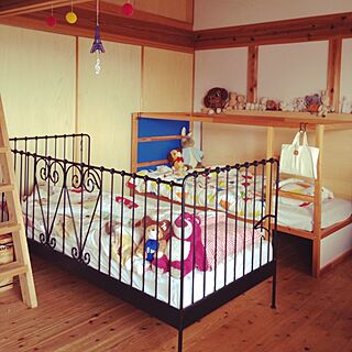 ベッド周り/IKEA/子供部屋のインテリア実例 - 2014-10-01 15:15:00