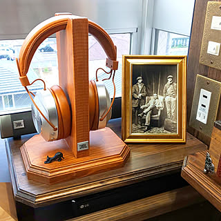 ヘッドホンスタンド自作のインテリア実例 | RoomClip(ルームクリップ)