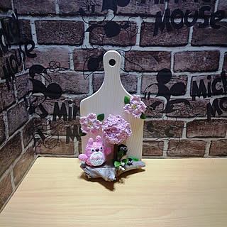 ハンドメイド/いつもいいねやコメありがとうございます♡/100均/毛糸/手作り...などのインテリア実例 - 2023-04-11 14:07:46