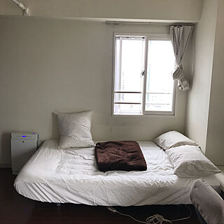ベッド周り/小さな暮らし/小さい部屋/ナチュラル/狭くても楽しい...などのインテリア実例 - 2018-08-17 10:30:49