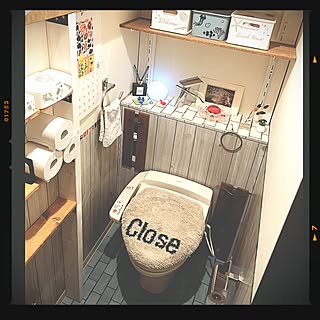 バス/トイレ/トイレの棚/クッションフロア/トイレタンク隠し DIY/日替わり投稿企画!水曜日...などのインテリア実例 - 2017-06-22 00:33:24