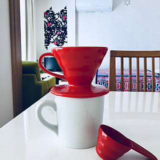 キッチン/hario v 60/HARIO/マリメッコ 生地/コーヒードリッパー...などのインテリア実例 - 2018-06-11 19:22:48