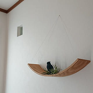 玄関/入り口/シンプルインテリア/curved wood shelf/ロヴィ/ロヴィ フクロウ...などのインテリア実例 - 2021-06-18 12:53:57