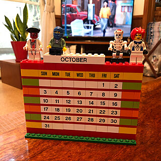 LEGO/毎月1日行事/カレンダー/リビングのインテリア実例 - 2021-10-01 07:56:32
