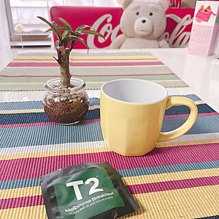 T2紅茶/T2/マグカップ/コカコーラグッズ/テッド...などのインテリア実例 - 2021-01-13 09:04:23