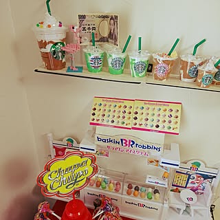 壁/天井/フェイクフラペチーノ/フラミンゴ/チュッパチャップスツリー/サーティワン...などのインテリア実例 - 2017-05-18 16:35:00