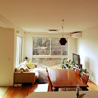 リビング/muji sofa/IKEA/2階リビングからの景色/simple life...などのインテリア実例 - 2017-02-21 09:01:22