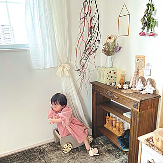 子供部屋女の子/おうち時間/インスタ→kino___mmip/アンティーク/フレンチシック...などのインテリア実例 - 2022-01-23 23:37:48