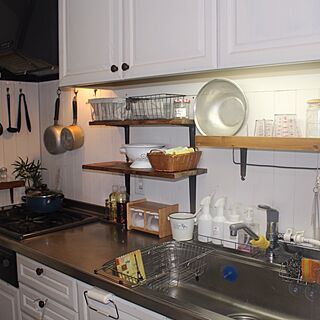 キッチン/改装後/DIY/セリアのインテリア実例 - 2014-05-14 20:47:51