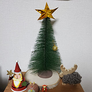 リビング/クリスマスディスプレイ/サンタクロース/トナカイさん/ナチュラルキッチンの雑貨...などのインテリア実例 - 2021-11-21 20:08:18