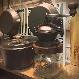 リビング/カマノコーヒーミル/Camano Coffee Mill/STAUB/キャンドゥ...などのインテリア実例 - 2016-07-13 20:18:15