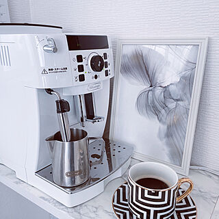 COFFEE LOVER/coffee time/コーヒー好き♡/コーヒーのある暮らし/デロンギコーヒーメーカー...などのインテリア実例 - 2022-07-09 18:53:02