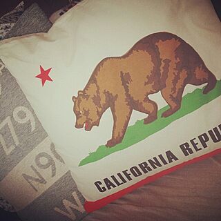 リビング/California Republic/クッションのインテリア実例 - 2016-01-16 12:51:06