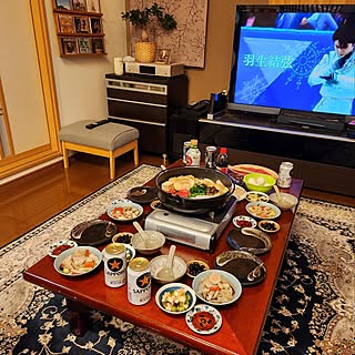 お節料理/ガジュマル/CDプレーヤー/壁掛けCDラック/テレビボード...などのインテリア実例 - 2023-01-09 23:41:09