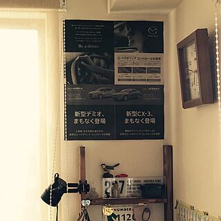 机/車好き/広告/勉強机のインテリア実例 - 2016-10-16 09:18:30