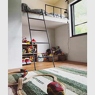 部屋全体/ロフト/ロフトベッド/押入れベッド/kids room...などのインテリア実例 - 2016-05-28 18:28:43