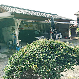 田舎暮らし/農具収納/小屋の片付け中/ガレージ兼小屋/ペンキ塗り♪のインテリア実例 - 2018-11-02 11:57:52