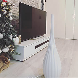 リビング/クリスマスツリー/TVボード/加湿器 しずく/加湿器...などのインテリア実例 - 2018-12-18 19:48:02