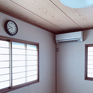 エアコン掃除/パナソニックエアコン/２階和室/壁/天井のインテリア実例 - 2021-06-05 09:53:46