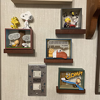 スイッチカバーもスヌーピー/スヌーピーリーメント/snoopy/カメラマークを消したくて♡/PEANUTS♡...などのインテリア実例 - 2022-06-25 22:37:13