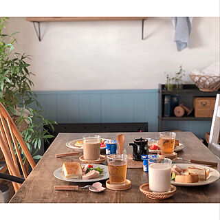 朝ごはん/食卓/DIY/古道具/カフェ風...などのインテリア実例 - 2019-05-26 20:09:54