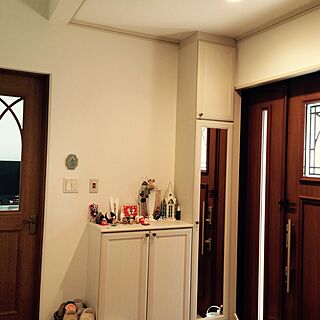 玄関/入り口/アンティーク/雑貨/mirrorのインテリア実例 - 2015-02-05 13:00:30