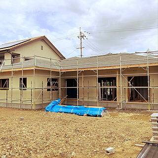 平屋/事務所兼住居/工務店で建てます/ビルトインガレージ/部屋全体のインテリア実例 - 2019-05-21 22:24:47