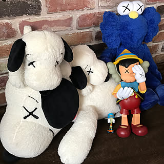 ベッド周り/kaws/オブジェ/G-DRAGON/ディスプレイ...などのインテリア実例 - 2018-05-17 15:19:16