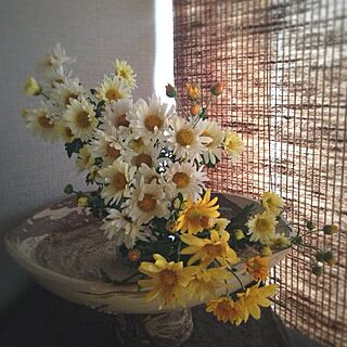 お花/一階和室/母が持って来てくれたお花のインテリア実例 - 2013-11-17 19:03:55
