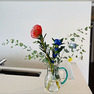 キッチン/いやしの空間/お花を飾る/花のある暮らしのインテリア実例 - 2024-04-25 15:41:43