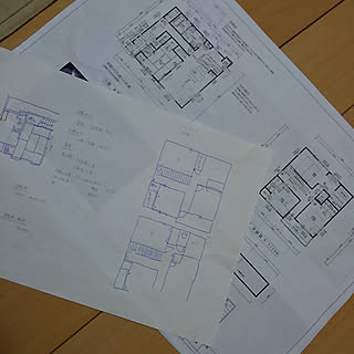 部屋全体/和室/キッチンから洗面室へ/地元工務店で建てる/間取り...などのインテリア実例 - 2017-08-10 17:35:37