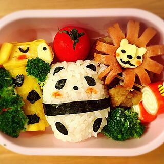 キッチン/動物/インテリアじゃなくてごめんなさい/キャラ弁/お弁当...などのインテリア実例 - 2016-10-15 19:25:01