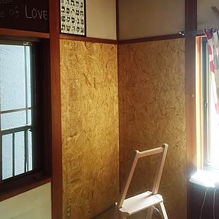 壁/天井/築40年リフォームしてない社宅/リメイク　/書斎部屋/男前化計画...などのインテリア実例 - 2016-07-10 17:10:19