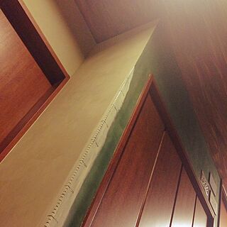 壁/天井/壁の角に身長計描いたよ♪/壁塗りました/DIYのインテリア実例 - 2015-12-14 19:45:20