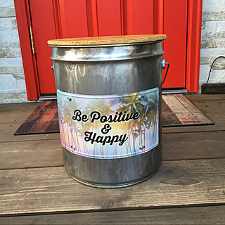 sold！!大人気☆スマイル にこちゃん ペール缶 わたしの缶工房