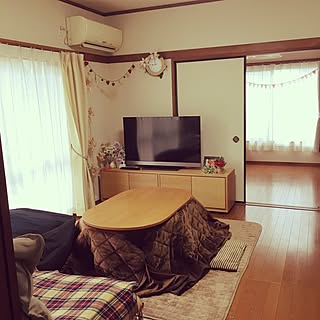 部屋全体/ニトリ無印でナチュラルリビング/和室を洋室に /無印良品/ナチュラル...などのインテリア実例 - 2016-11-13 21:20:20