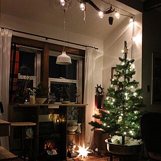 クリスマスツリー/クリスマスディスプレイ/暖房器具/リンナイガスストーブ/クリスマスのインテリア実例 - 2020-12-15 21:50:13