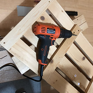 部屋全体/すのこDIY/BLACK+DECKER/BLACK＆DECKER/ブラックアンドデッカー...などのインテリア実例 - 2018-05-05 18:00:58