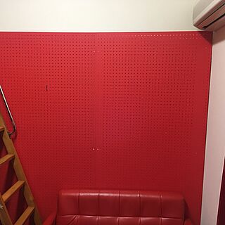 壁/天井/赤が好き/DIY/有効ボードのインテリア実例 - 2017-02-22 17:48:22