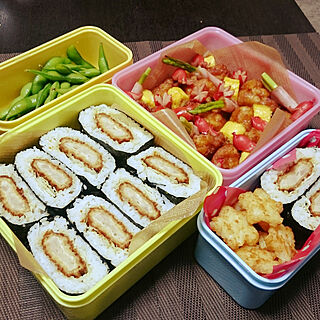 キッチン/お弁当/おにぎらず/家族で過ごす休日/familyday♡...などのインテリア実例 - 2017-08-27 09:35:21