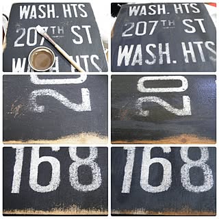 Subway Signs /stencil /DIY/ウォッシングのインテリア実例 - 2015-10-02 07:36:54